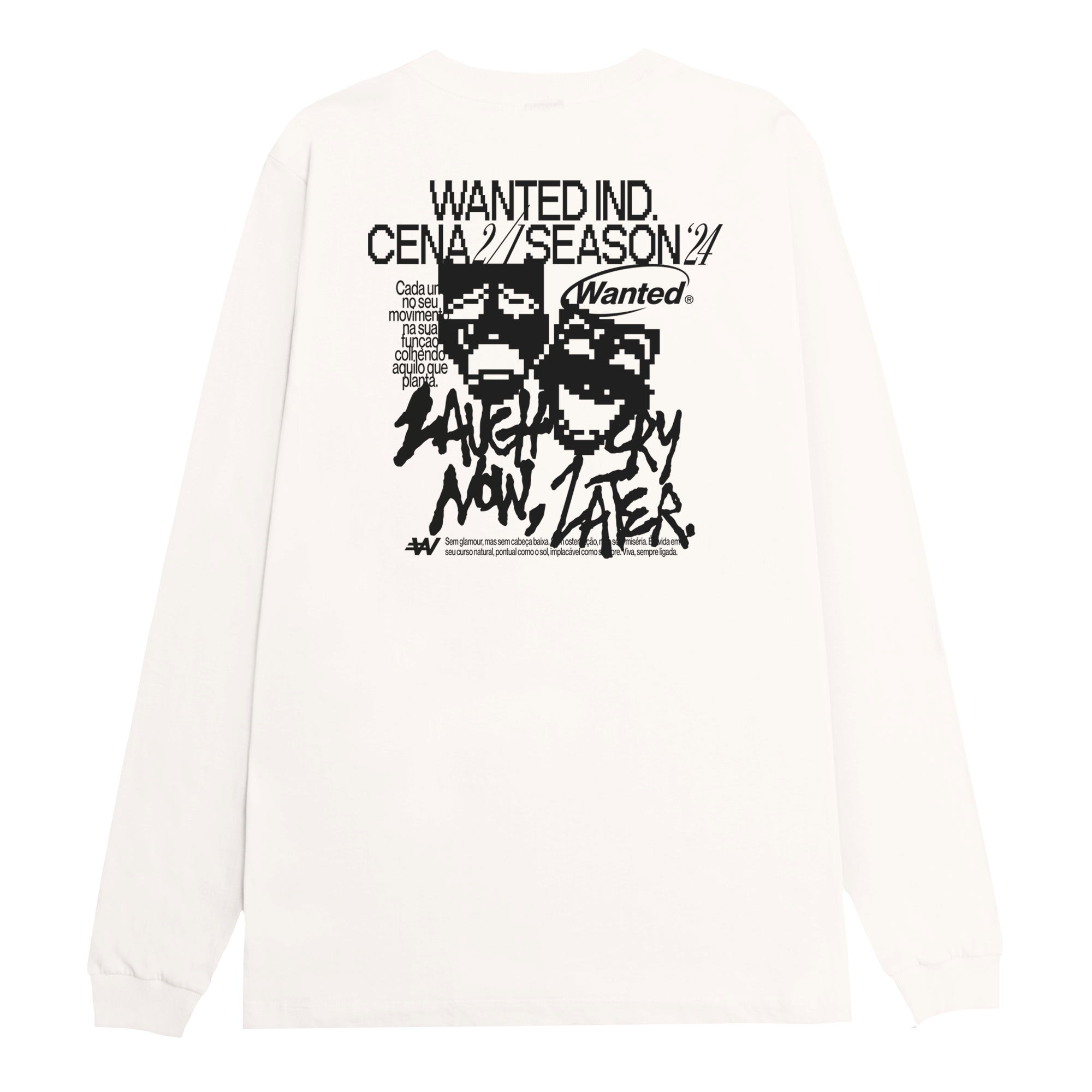 Classic T-Shirt – Twin Masks Long Sleeve - Image 4
