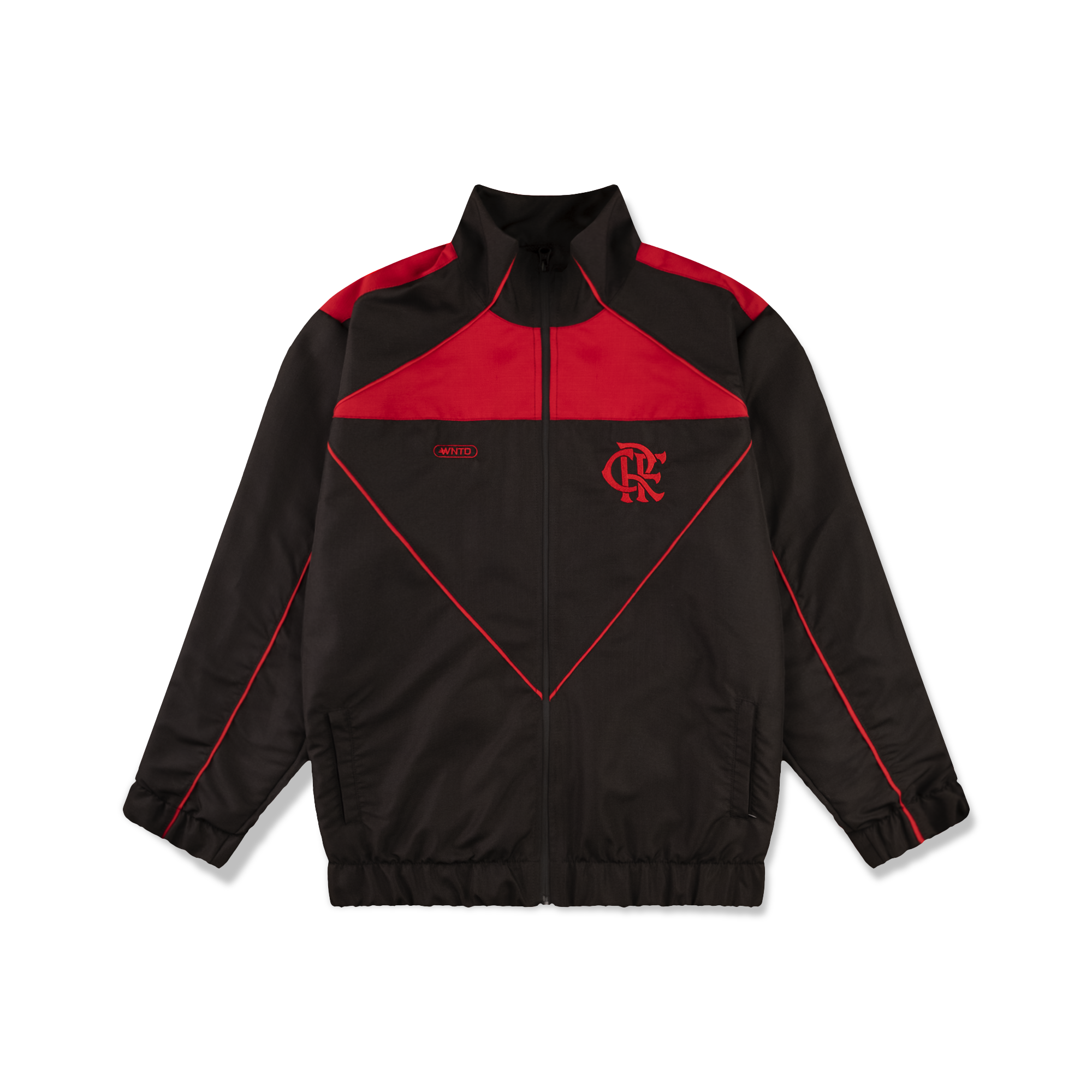 Premium Tracksuit Jacket – Red Black